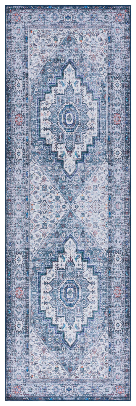 Safavieh Machine Washable Tucson Tsn198C Beige/Green Rug.