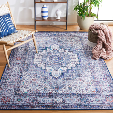 Safavieh Machine Washable Tucson Tsn198C Beige/Green Rug.