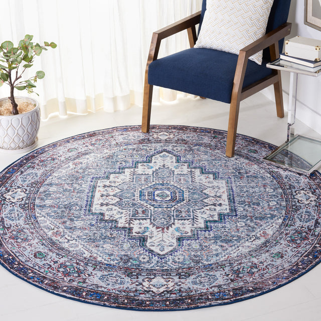 Safavieh Machine Washable Tucson Tsn198C Beige/Green Rug.