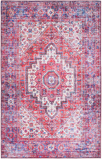 Safavieh Tucson Tsn198Q Red/Blue Area Rug