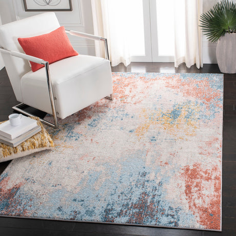 Safavieh Tulum Tul207A Ivory/Pink Rug.