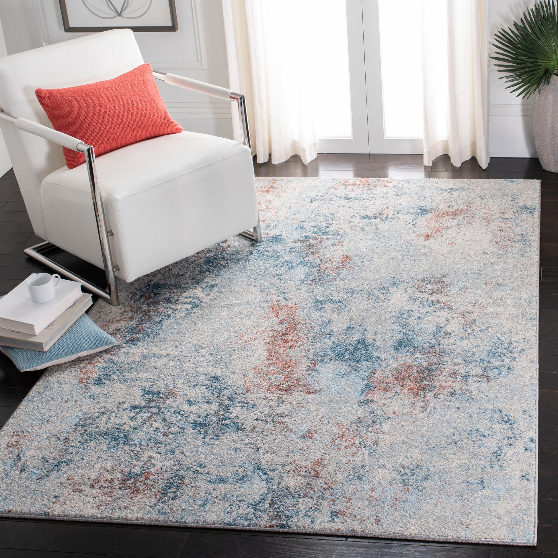 Safavieh Tulum Tul209M Light Blue/Ivory Area Rug