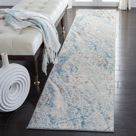 Safavieh Tulum Tul210A Ivory/Blue Rug.