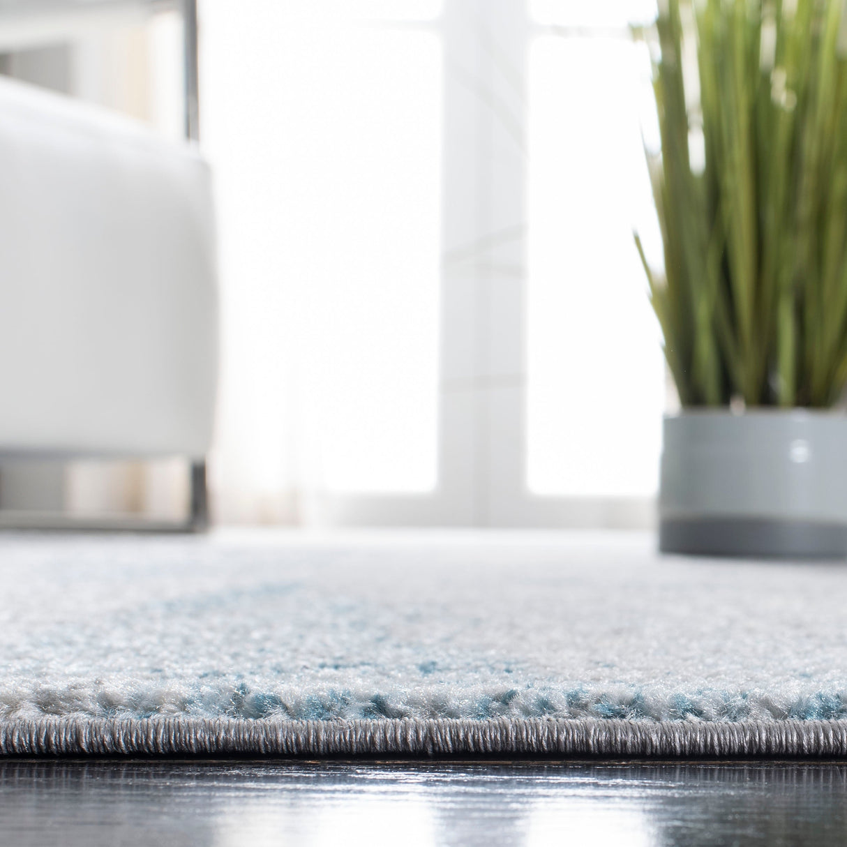 Safavieh Tulum Tul228F Grey/Blue Rug.
