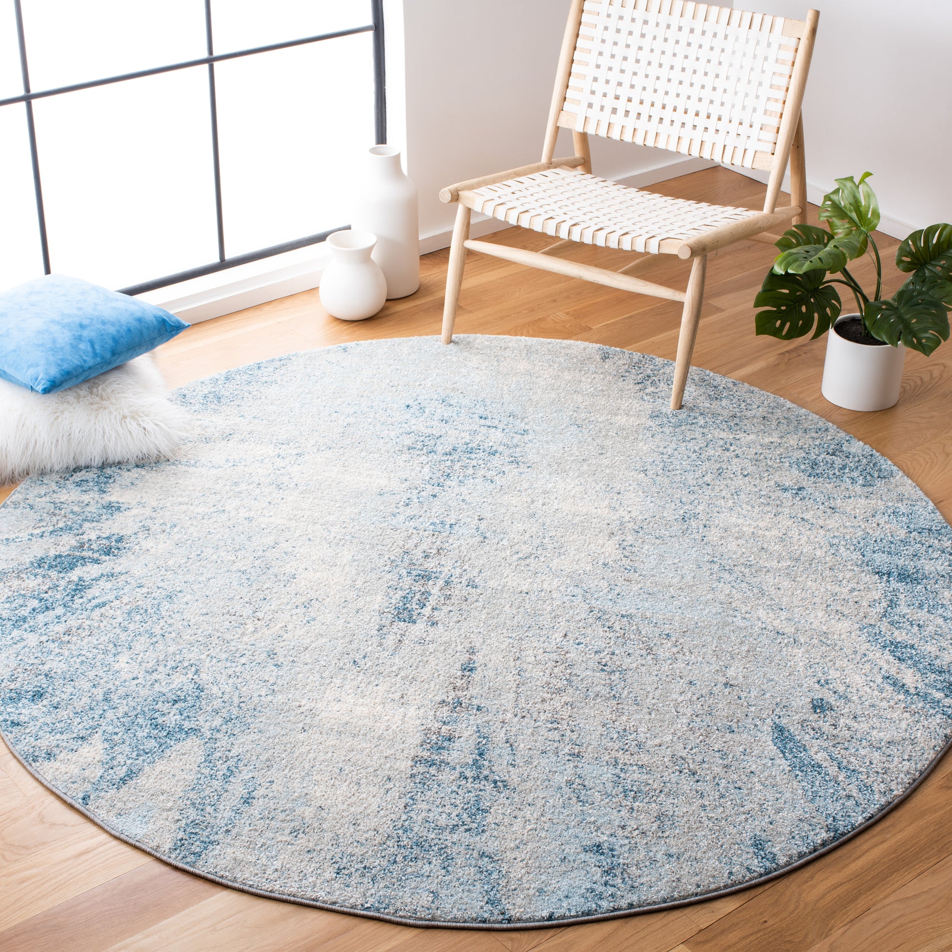 Safavieh Tulum Tul228F Grey/Blue Area Rug