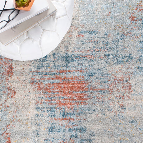 Safavieh Tulum Tul228M Blue/Pink Rug.