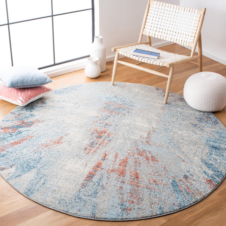 Safavieh Tulum Tul228M Blue/Pink Rug.