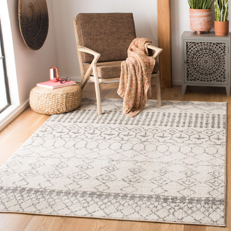 Safavieh Tulum Tul229A Ivory/Grey Rug.