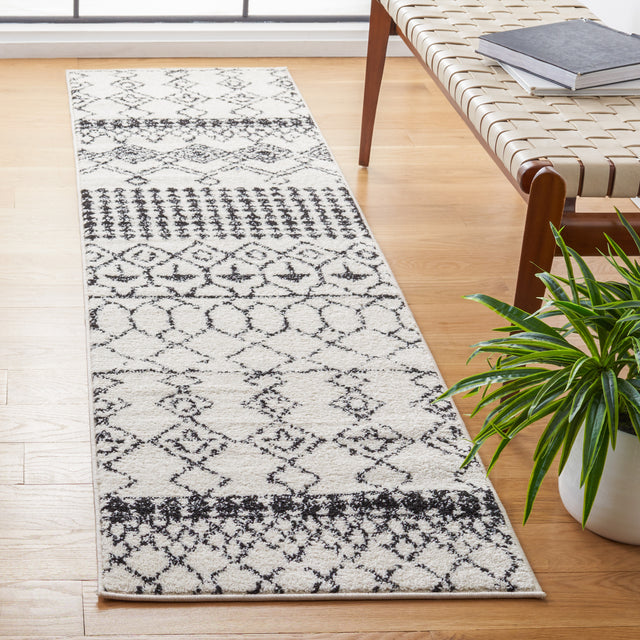 Safavieh Tulum Tul229B Ivory/Black Rug.