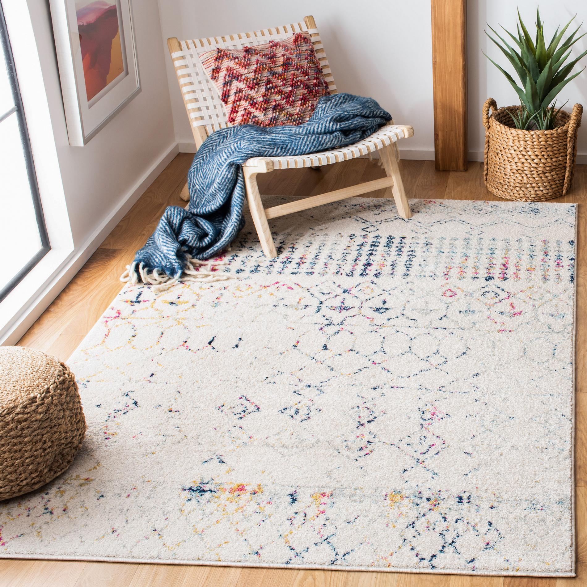 Safavieh Tulum Tul229C Ivory/Blue Area Rug