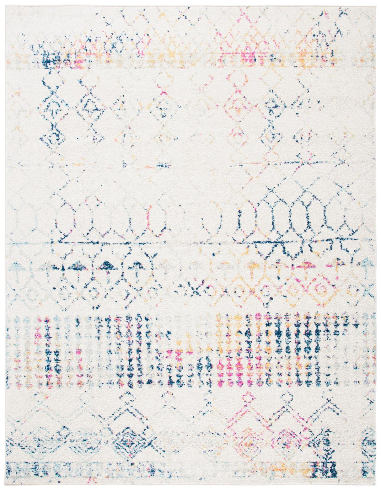 Safavieh Tulum Tul229C Ivory/Blue Rugs.