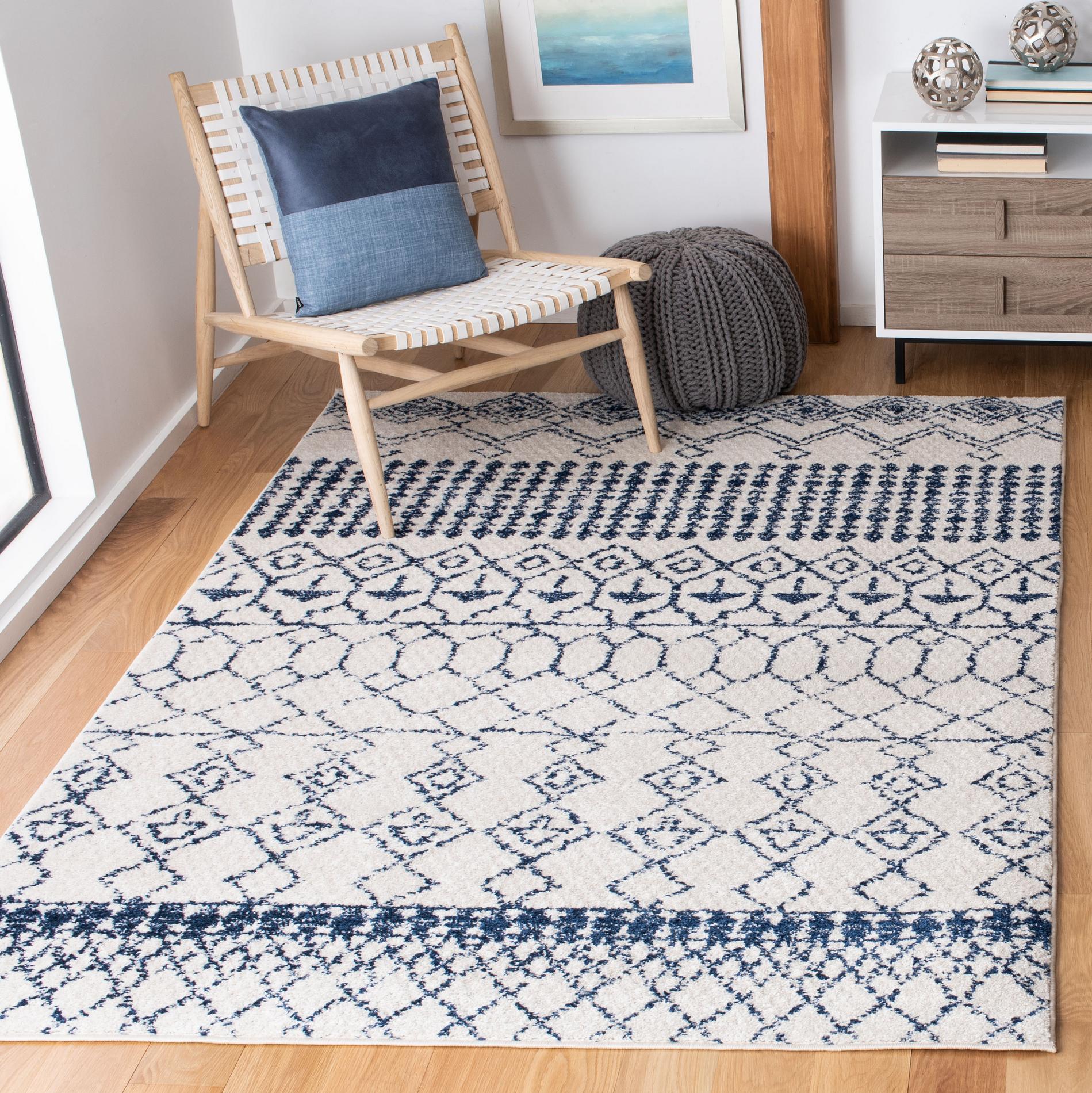 Safavieh Tulum Tul229E Ivory/Navy Area Rug