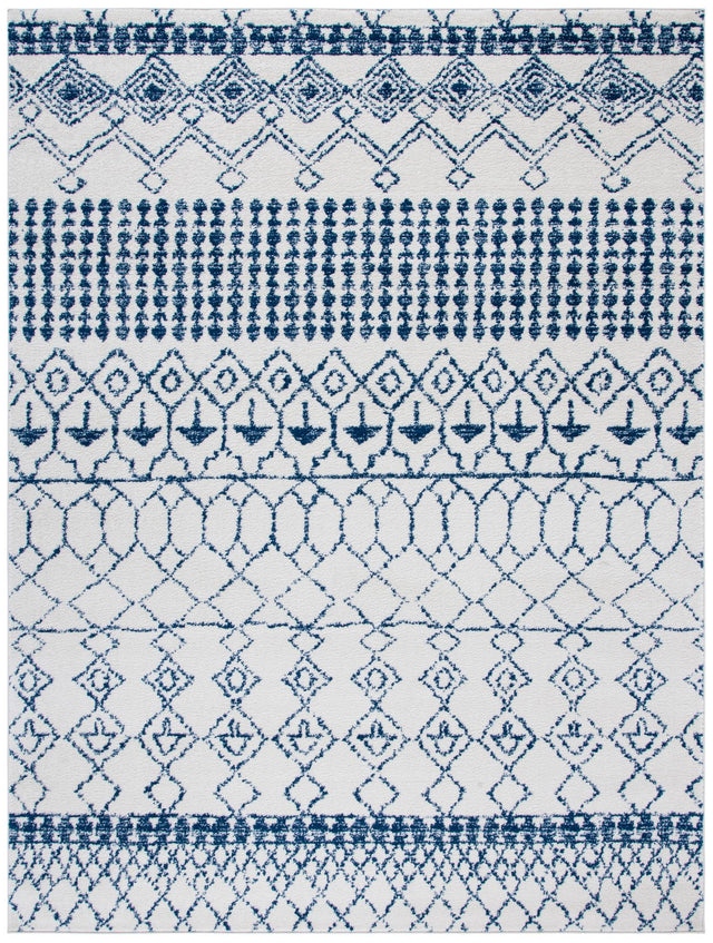 Safavieh Tulum Tul229E Ivory/Navy Rugs.