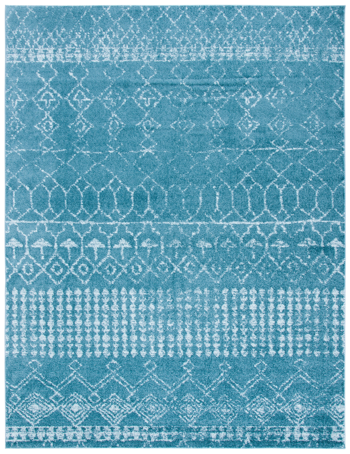 Safavieh Tulum Tul229M Turquoise/Blue Rug.