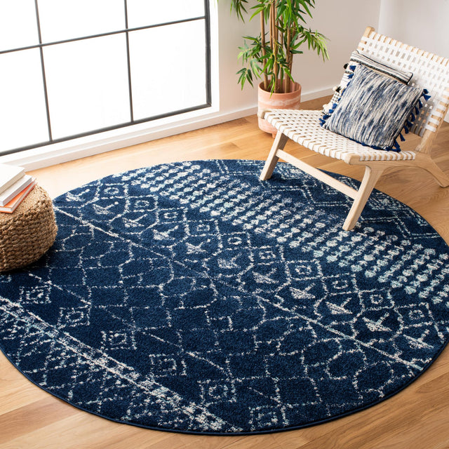 Safavieh Tulum Tul229N Navy/Ivory Rugs.