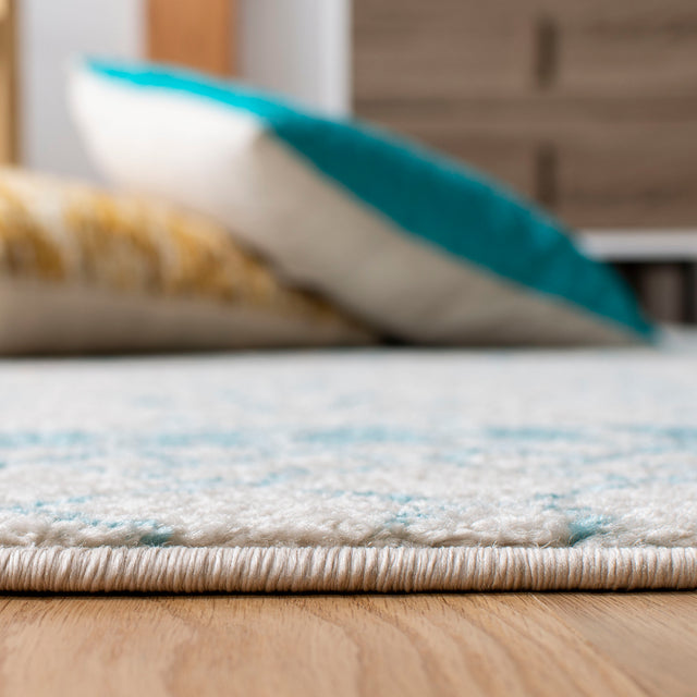 Safavieh Tulum Tul229P Ivory/Turquoise Rugs.