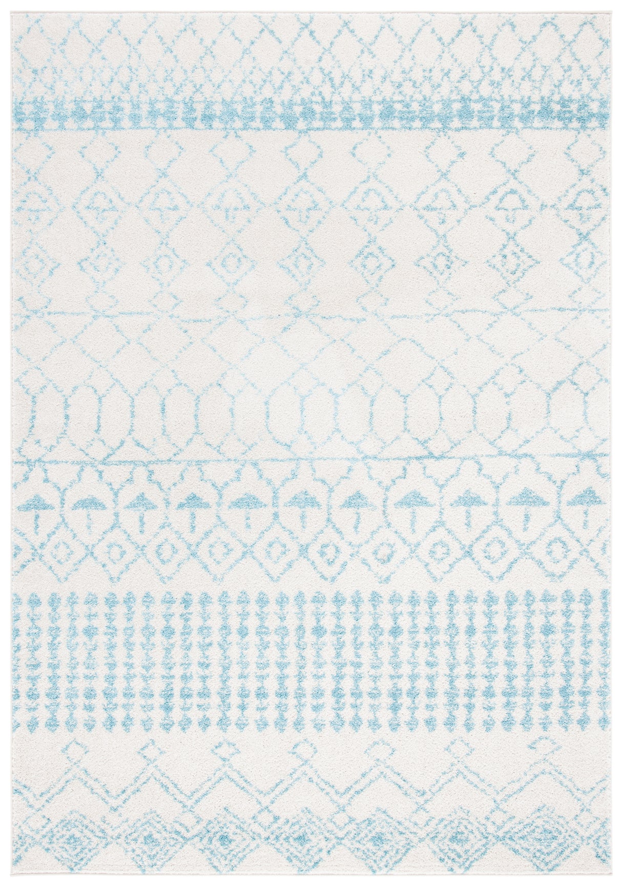 Safavieh Tulum Tul229P Ivory/Turquoise Rugs.
