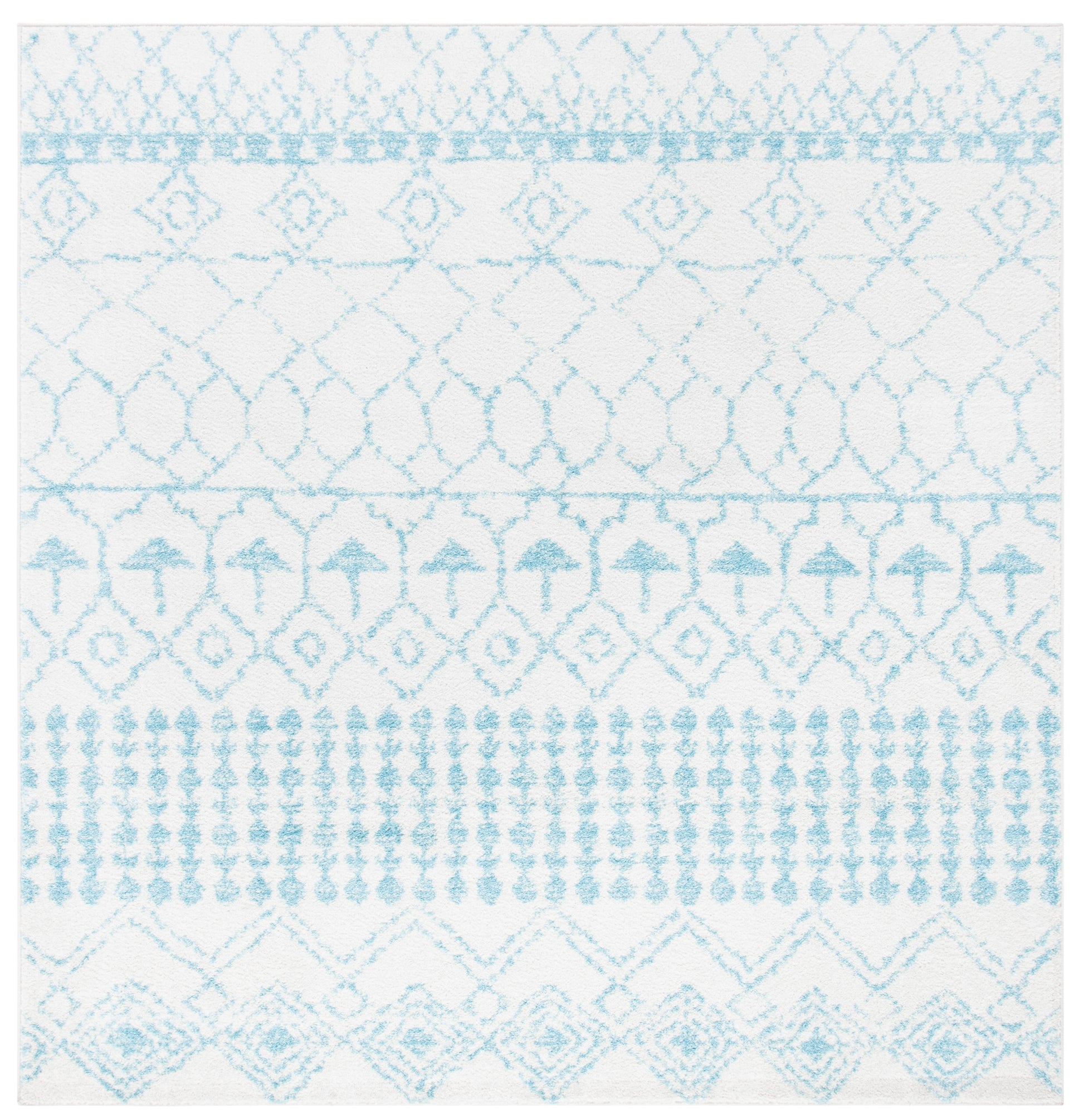 Safavieh Tulum Tul229P Ivory/Turquoise Area Rug