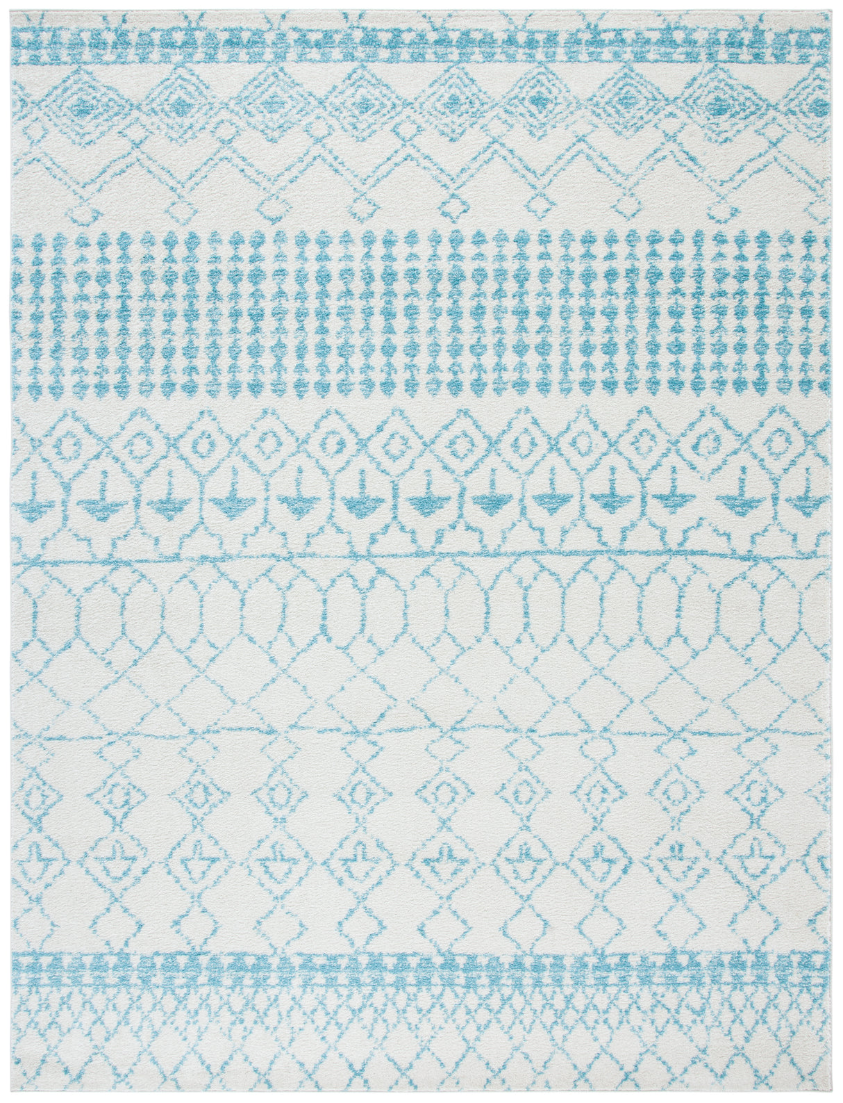 Safavieh Tulum Tul229P Ivory/Turquoise Rugs.