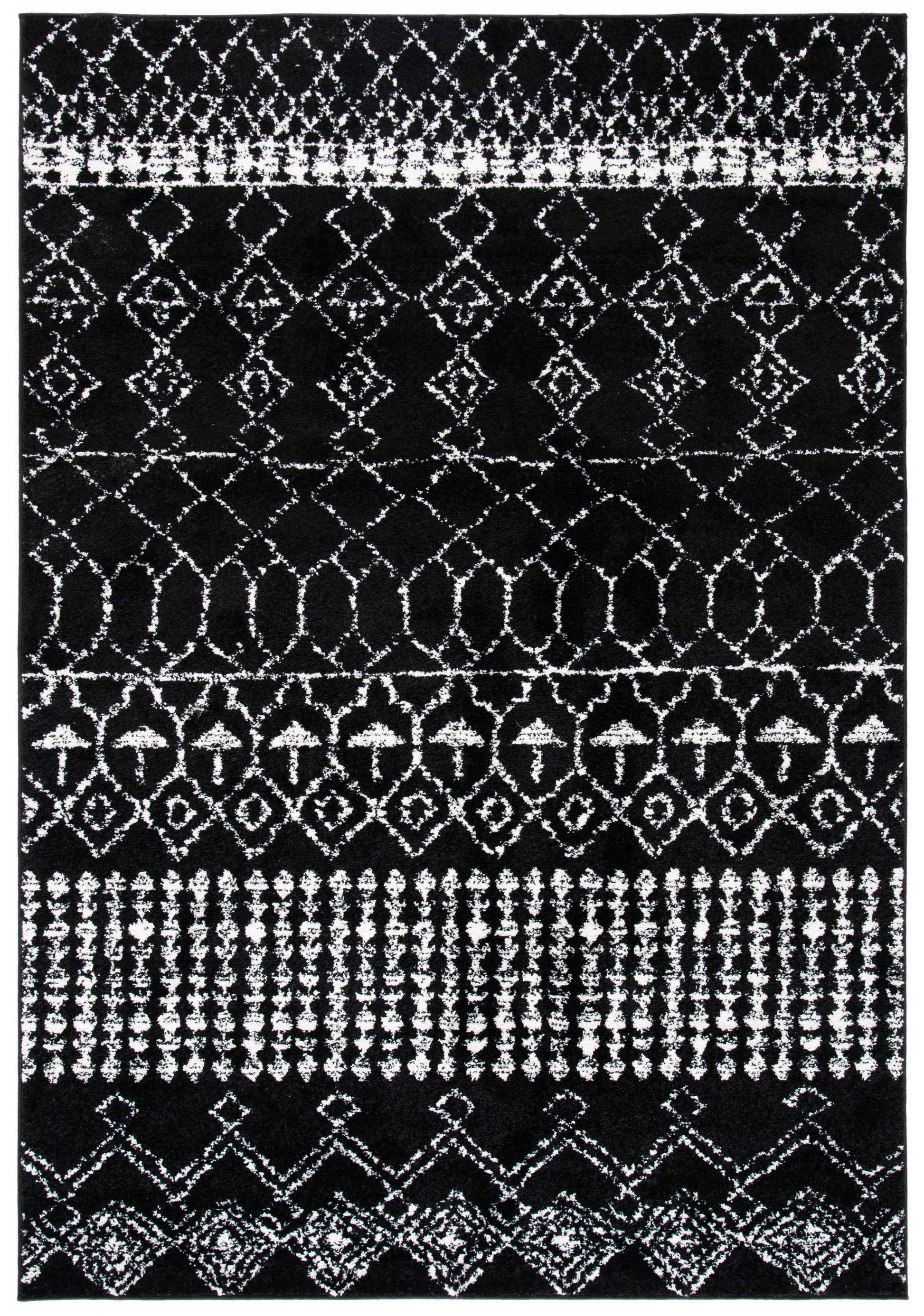 Safavieh Tulum Tul229Z Black/Ivory Area Rug