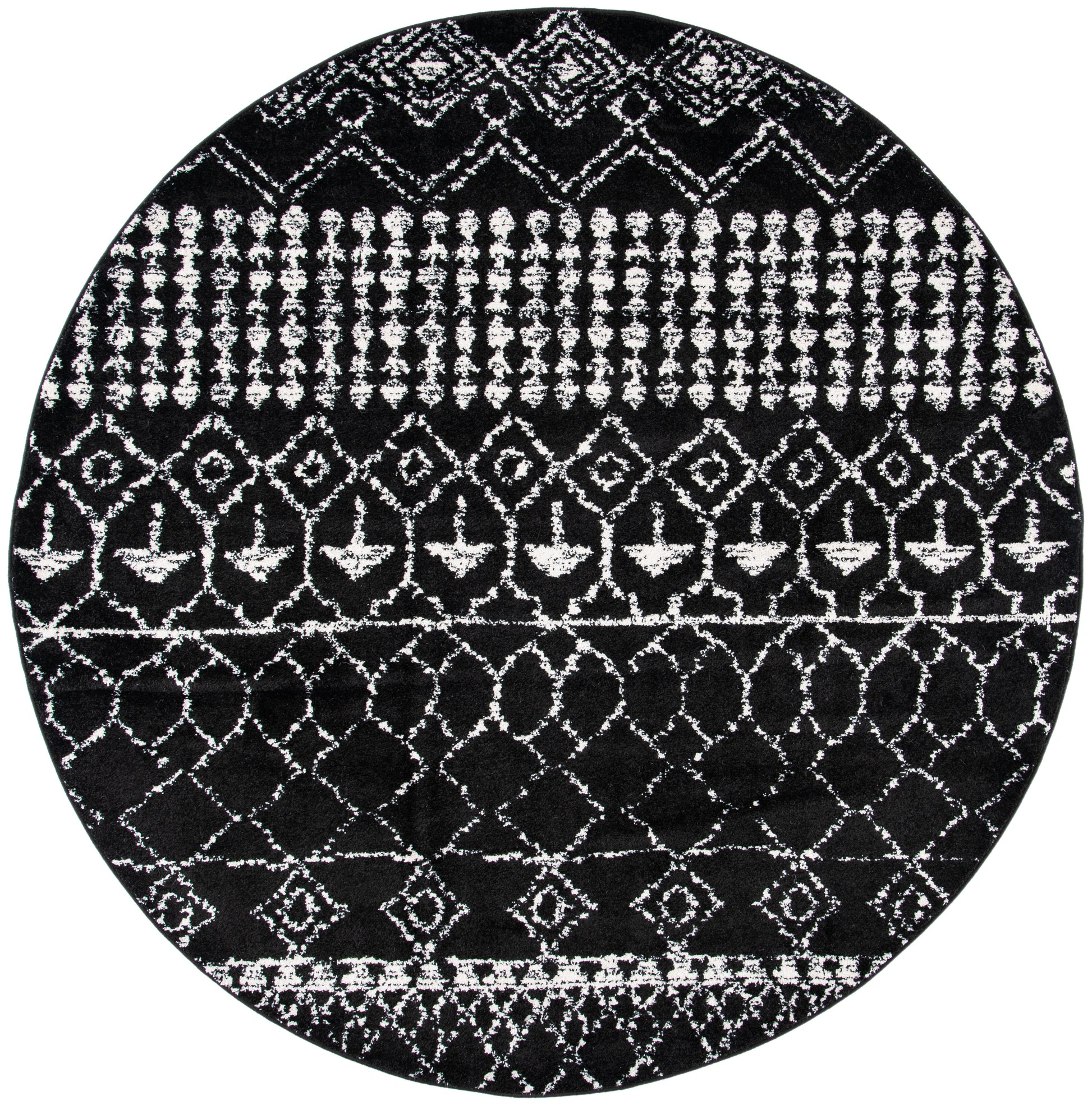 Safavieh Tulum Tul229Z Black/Ivory Area Rug