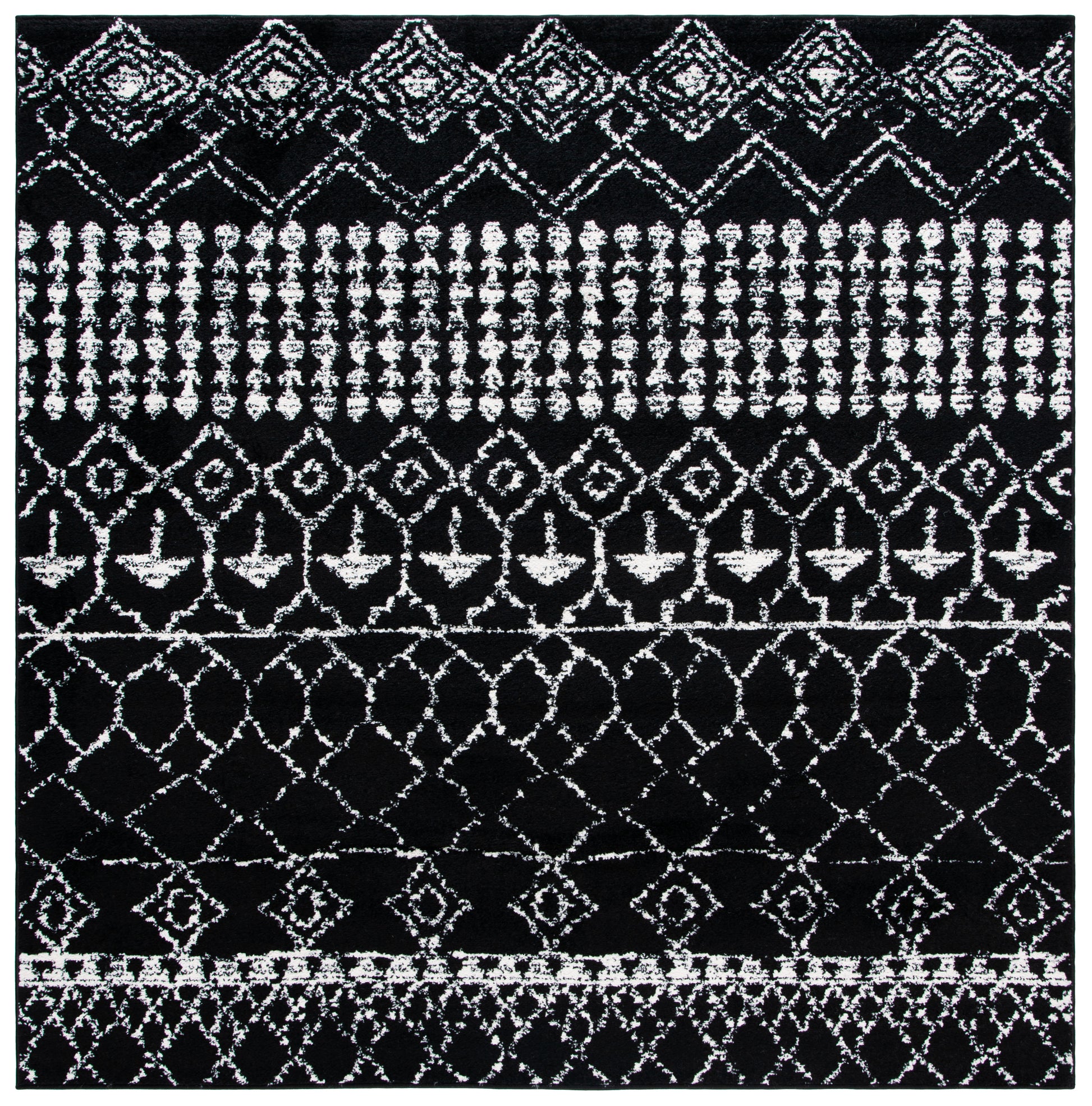 Safavieh Tulum Tul229Z Black/Ivory Area Rug