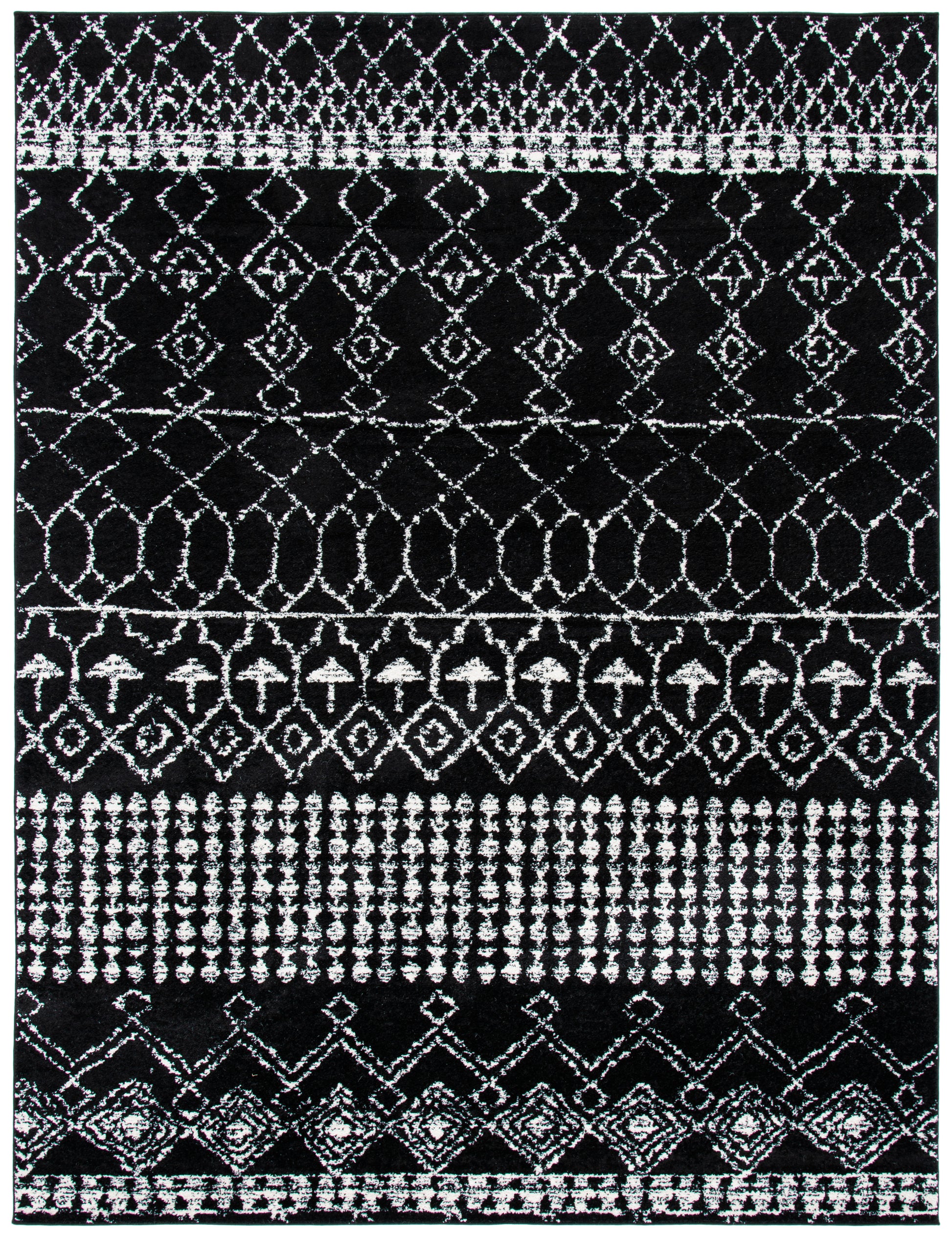 Safavieh Tulum Tul229Z Black/Ivory Area Rug