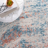 Safavieh Tulum Tul235A Ivory/Dark Blue Rug.
