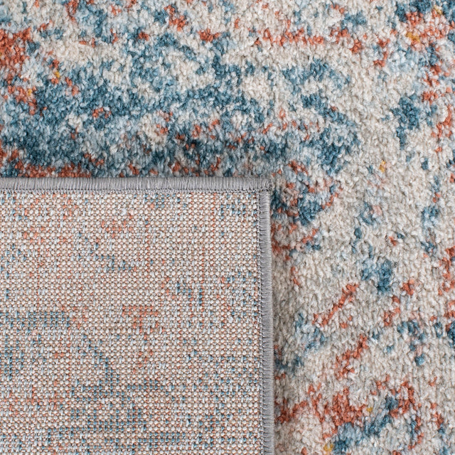 Safavieh Tulum Tul235A Ivory/Dark Blue Rug.