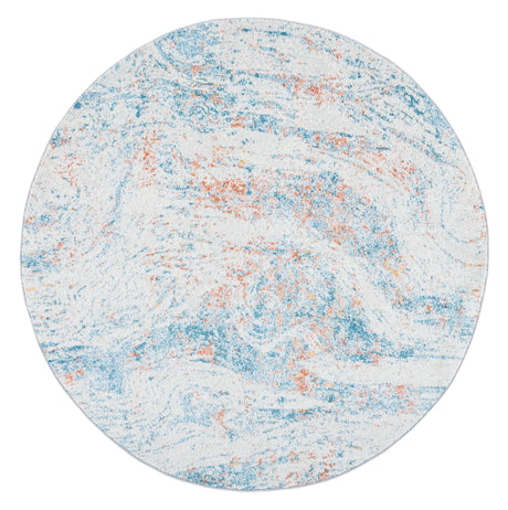 Safavieh Tulum Tul235A Ivory/Dark Blue Rug.