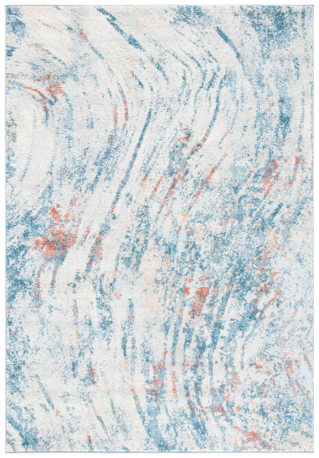 Safavieh Tulum Tul236A Ivory/Dark Blue Rug.
