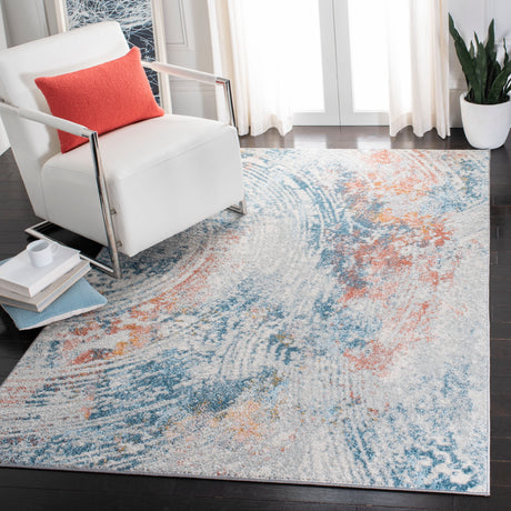 Safavieh Tulum Tul237A Ivory/Dark Blue Rugs.