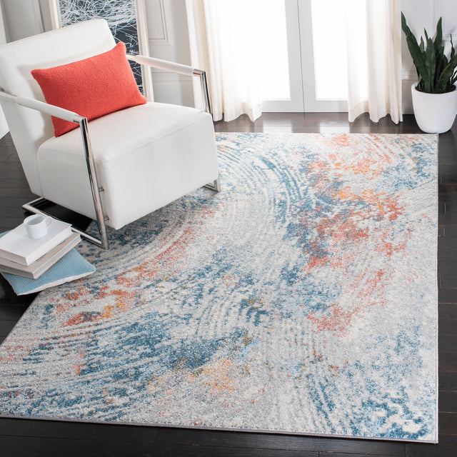 Safavieh Tulum Tul237A Ivory/Dark Blue Rugs.