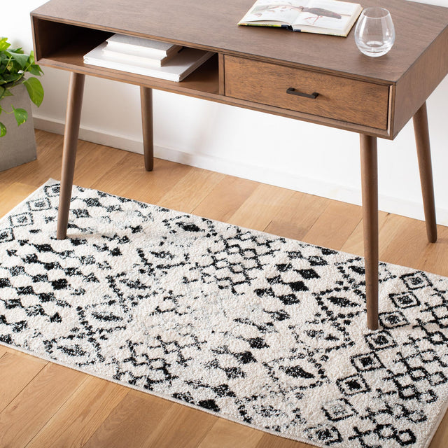 Safavieh Tulum Tul240B Ivory/Black Rugs.