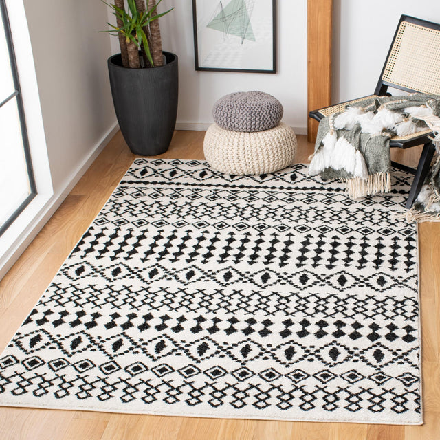 Safavieh Tulum Tul240B Ivory/Black Rugs.