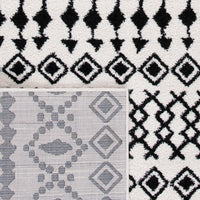 Safavieh Tulum Tul240B Ivory/Black Area Rug