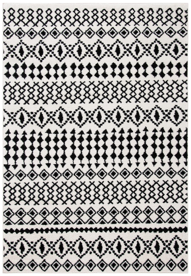 Safavieh Tulum Tul240B Ivory/Black Rugs.