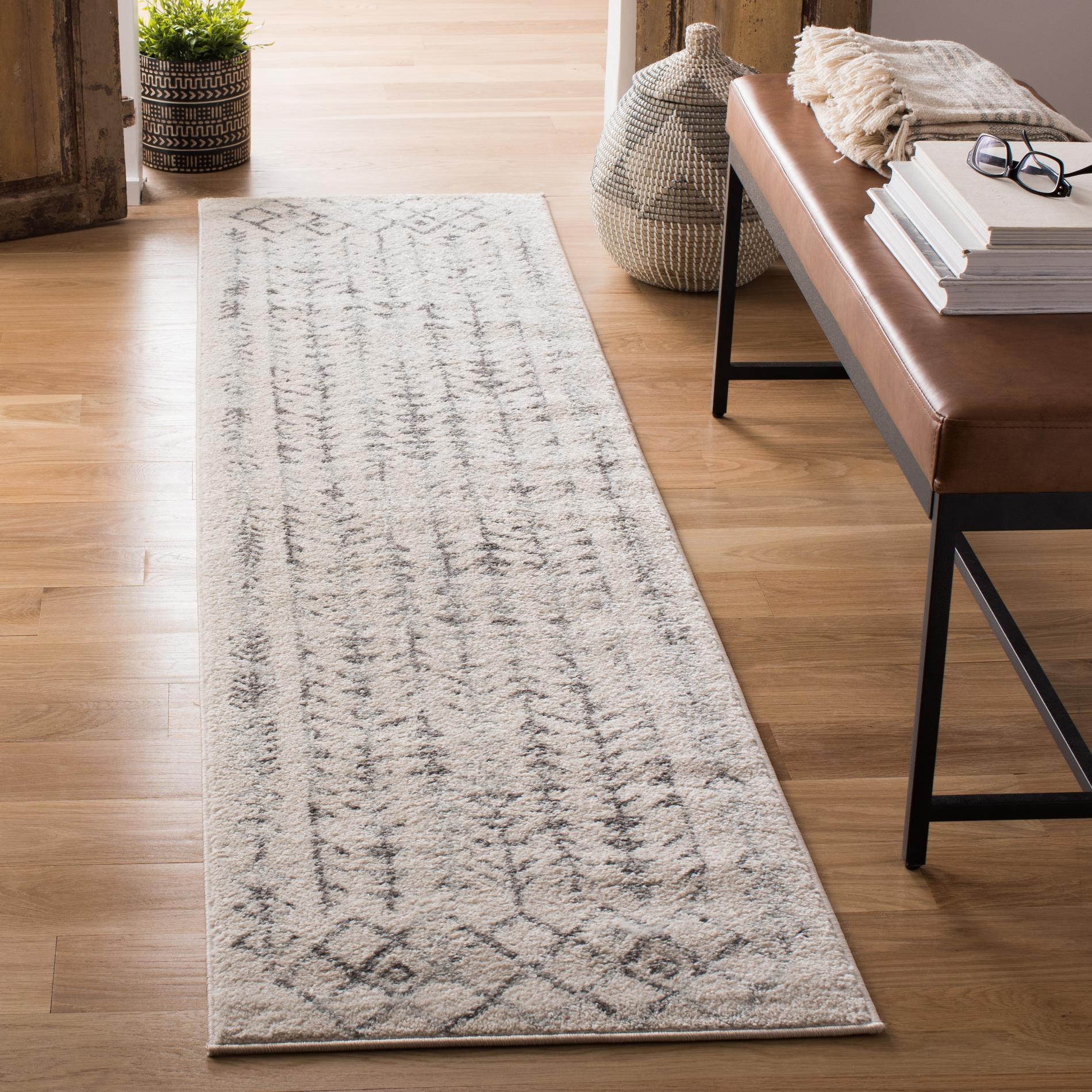 Safavieh Tulum Tul262A Ivory/Grey Area Rug