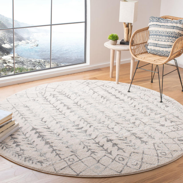 Safavieh Tulum Tul262A Ivory/Grey Rug.