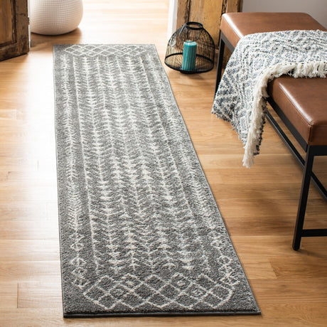 Safavieh Tulum Tul262F Dark Grey/Ivory Rug.