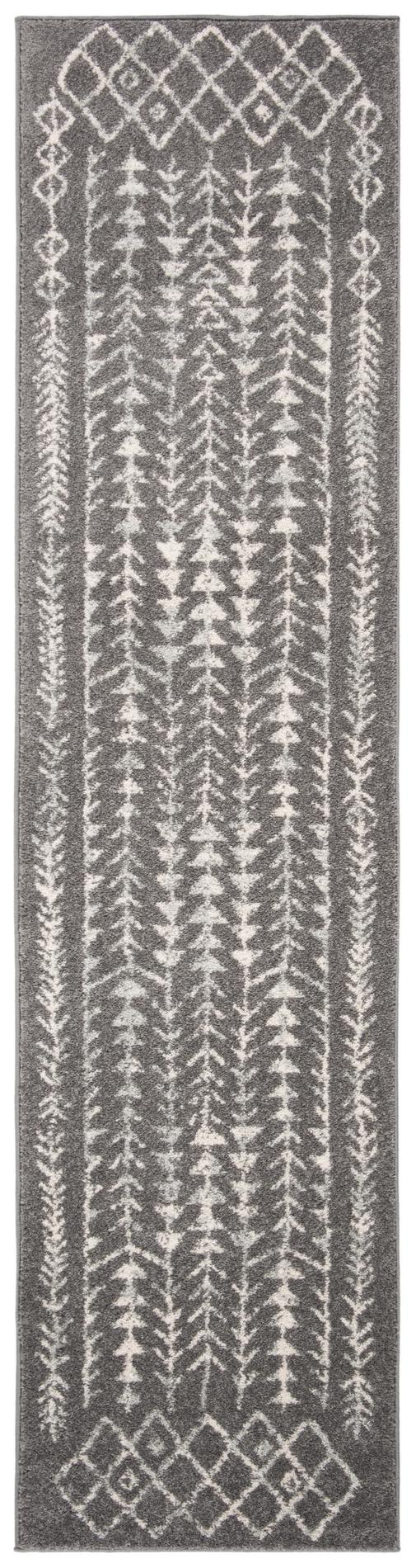 Safavieh Tulum Tul262F Dark Grey/Ivory Rug.