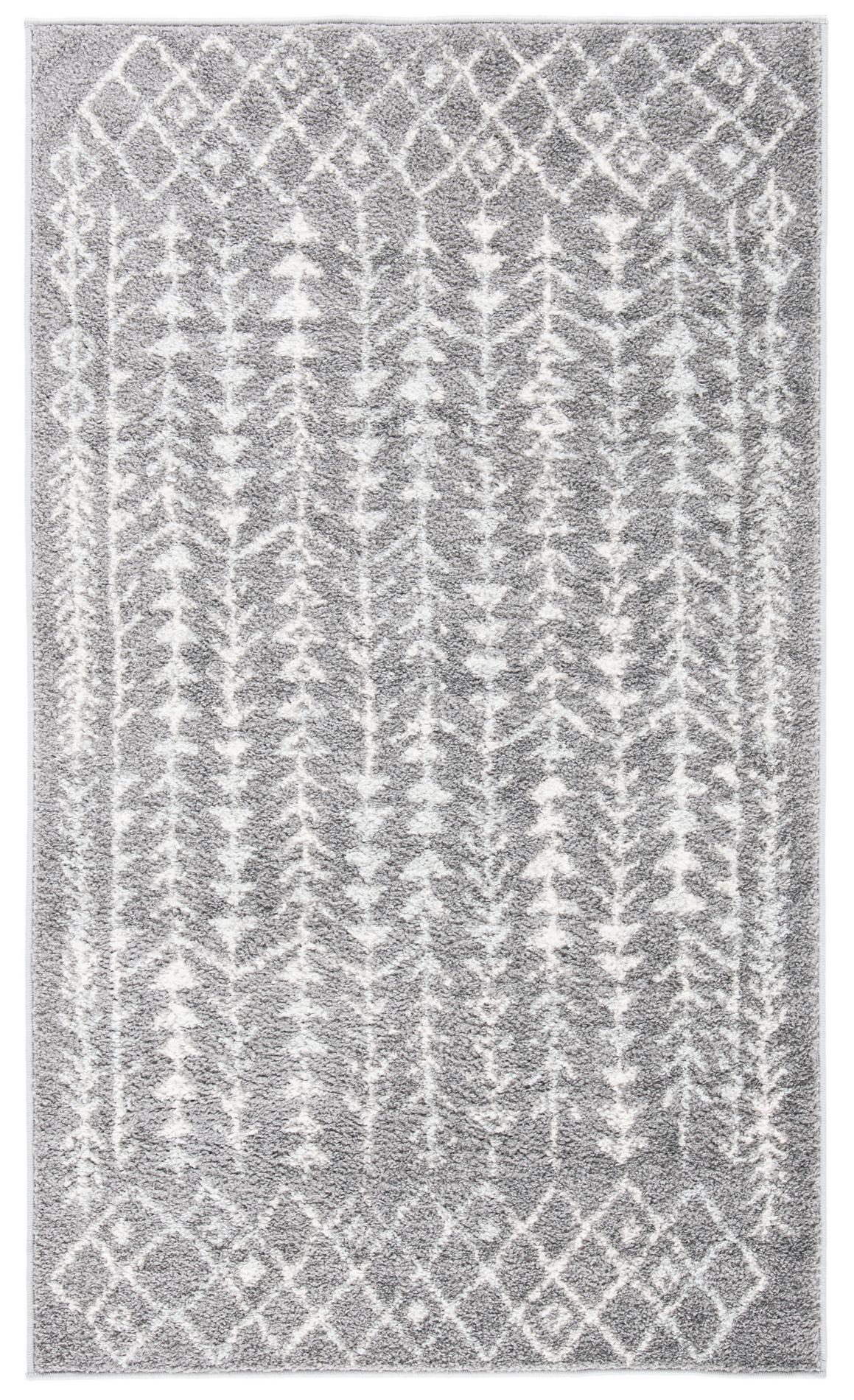 Safavieh Tulum Tul262F Dark Grey/Ivory Rug.