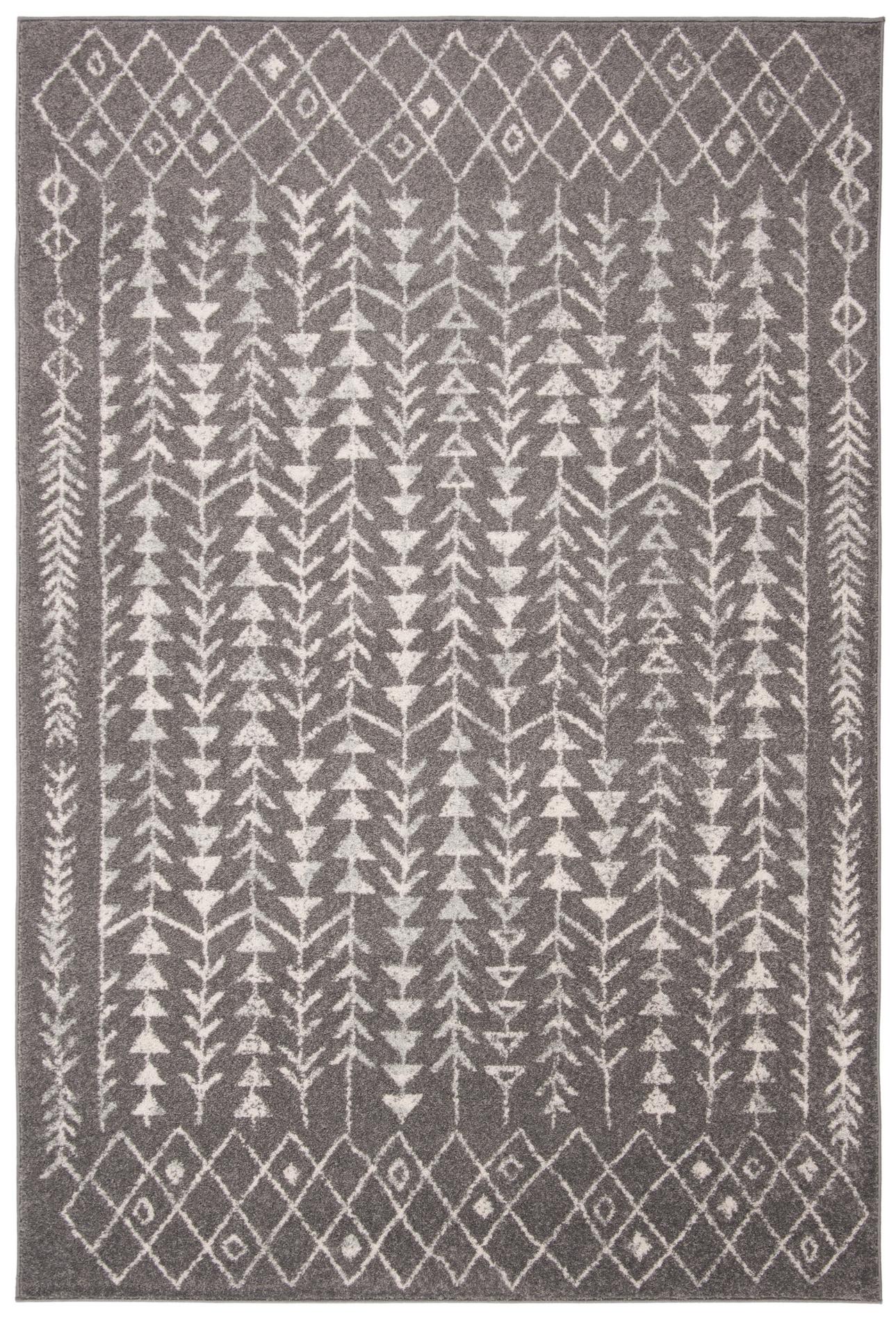 Safavieh Tulum Tul262F Dark Grey/Ivory Area Rug