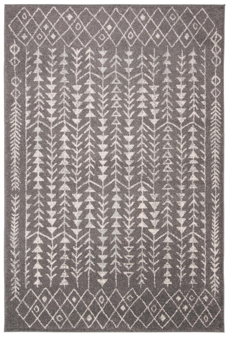 Safavieh Tulum Tul262F Dark Grey/Ivory Rug.