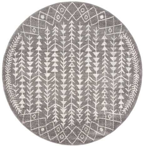 Safavieh Tulum Tul262F Dark Grey/Ivory Rug.