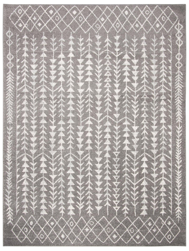 Safavieh Tulum Tul262F Dark Grey/Ivory Rug.