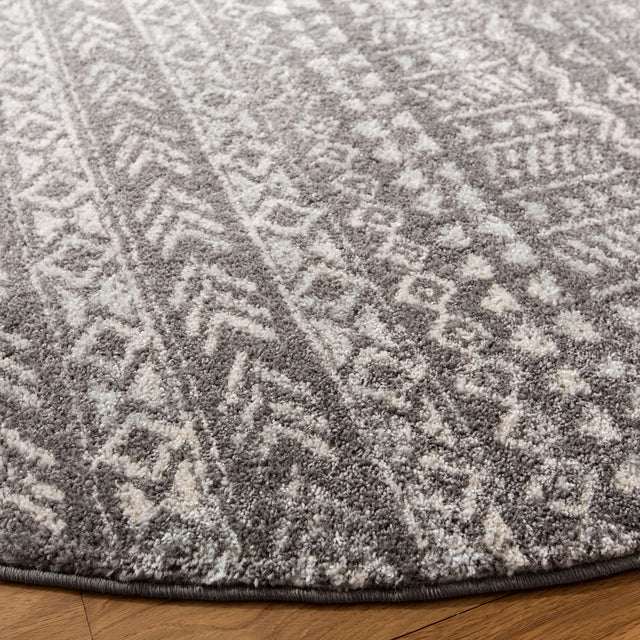 Safavieh Tulum Tul263F Dark Grey/Ivory Rug.