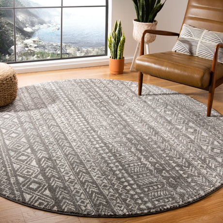 Safavieh Tulum Tul263F Dark Grey/Ivory Rug.