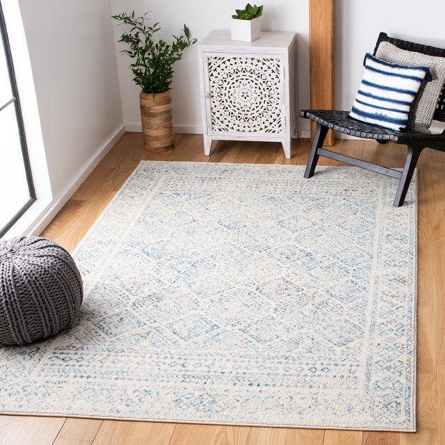 Safavieh Tulum Tul264B Ivory/Turquoise Rug.