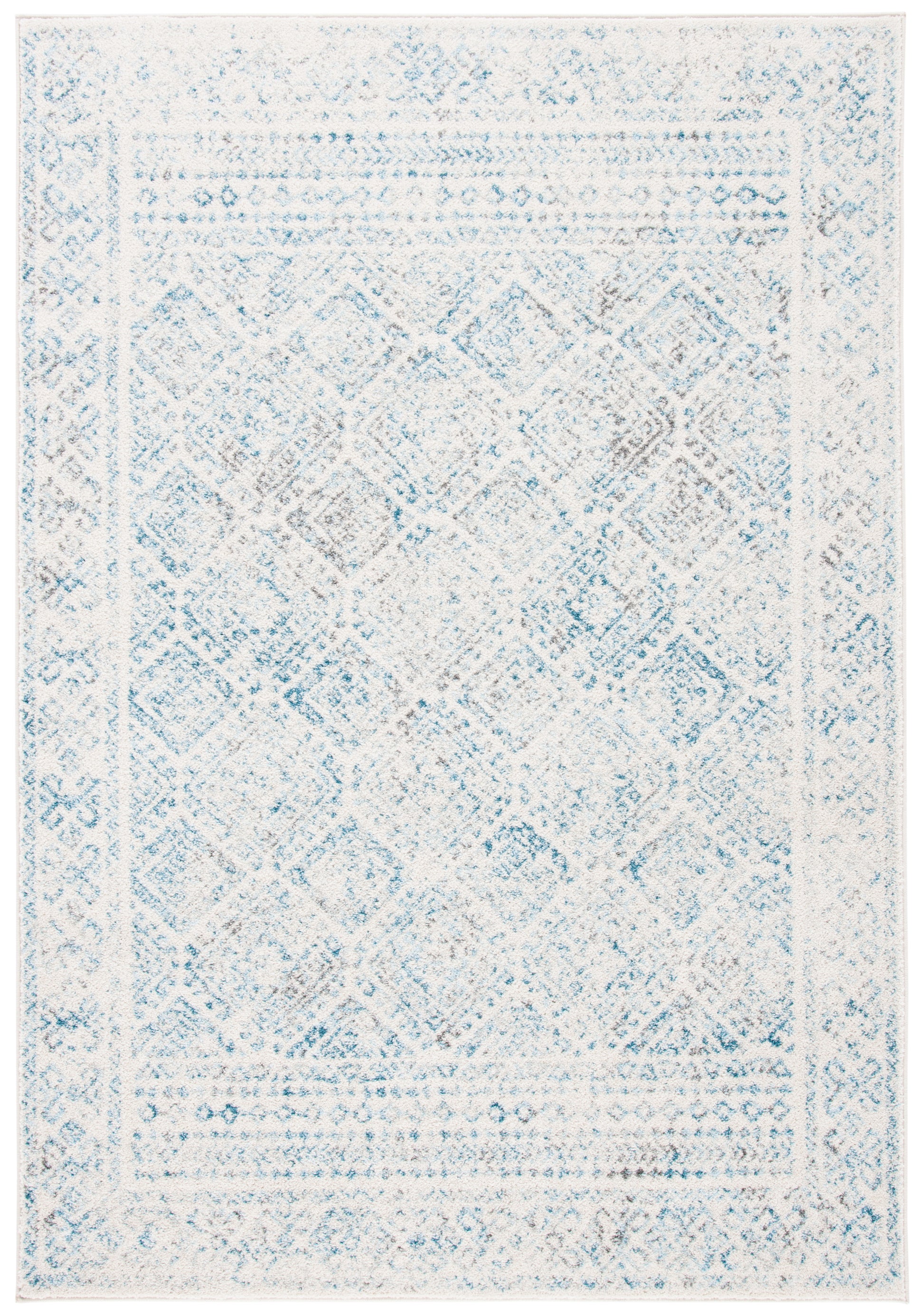 Safavieh Tulum Tul264B Ivory/Turquoise Area Rug